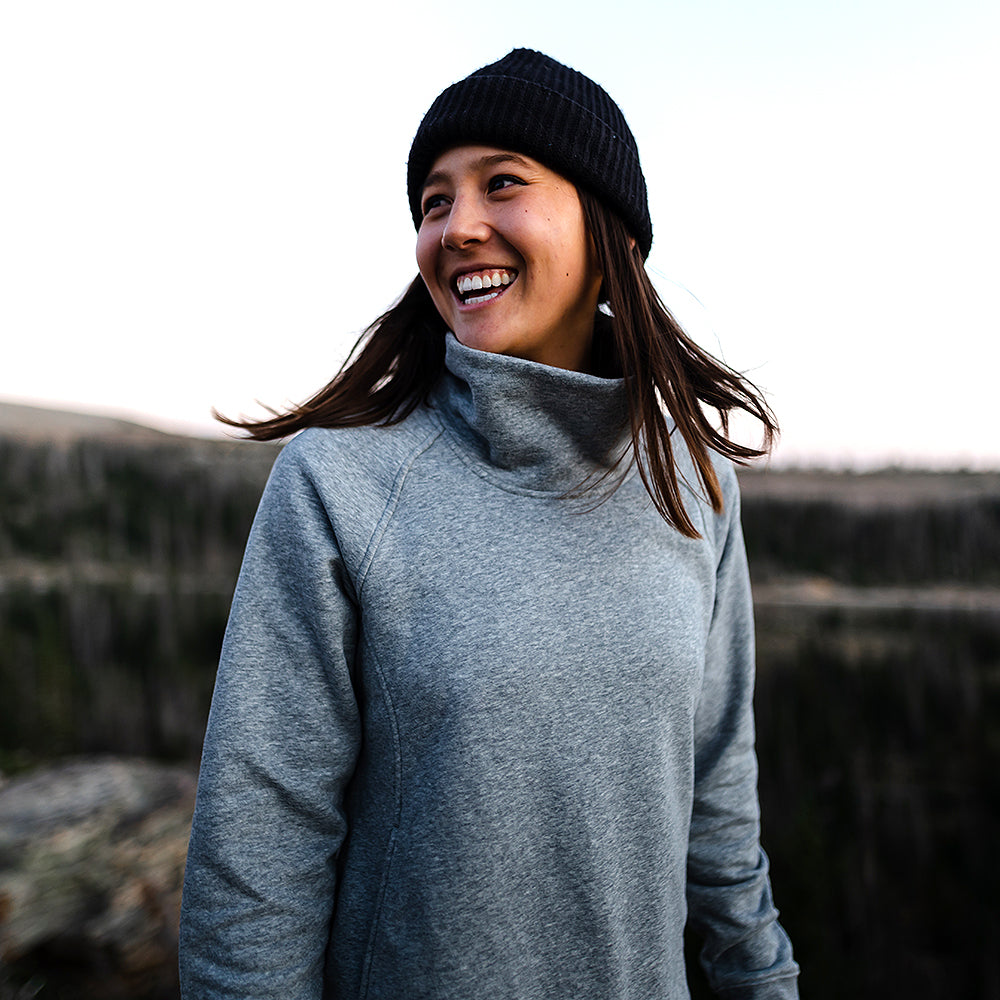 Ladies Cowl Neck Pullover