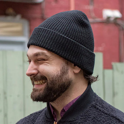 Canadian-Made Recycled Waffle Toque